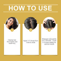 Aceite para el cuidado del cabello con extracto de plantas que nutre el cuero cabelludo, suaviza, brilla y suaviza. - details 3