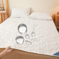 Protector de colchón impermeable, almohadilla de cubierta de colchón silenciosa transpirable con 4 correas de esquina elásticas que se adapta a hasta 40 cm de profundidad - details 0