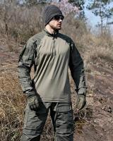 Conjunto Táctico de Traje Camiseta de Caza Entrenamiento Pantalones Uniforme al Aire Libre - details 17