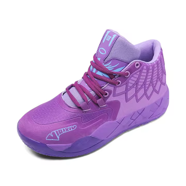 Zapatillas deportivas para hombre 2025, nuevas zapatillas deportivas de verano de malla transpirable para estudiantes, zapatillas de baloncesto de combate reales para jóvenes, zapatillas de colores - 1
