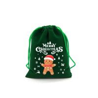 Bolsas de Terciopelo Navideñas Pequeñas 10pcs Bolsas de Dulces para Regalos - details 3