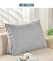 Cojín de Cama para Oficina Sofá Almohada de Lectura para TV Cojín de Lumbar Cómodo Sofá de Dormir Triángulo Pillow Decoración del Hogar - details 13