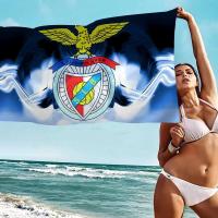 Club de fútbol b-benfica baño microfibra suave absorbente de agua transpirable para niñas niños toalla de playa decorativa de dibujos animados - details 14