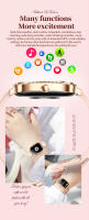Reloj inteligente para mujer 1,75 pulgadas de AMOLED Superficie curva Pantalla,Reloj impermeable,Llamada inalámbrica Bluetooth,100 + imágenes personalizadas,Modo multideportivo,Regalos de navidad,regalos de año nuevo,regalos exquisitos para mujeres,2025 - details 15