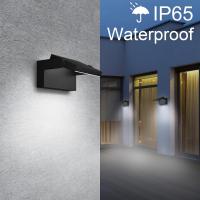 Lámpara LED de Pared de 24W para Exterior Interior IP65, Luz de Pared Ajustable, Moderno Apliques de Pared Aluminio para Entrada Jardines Pasillo Sala, Blanco Cálido 2700K-3000K, Bronce - details 101