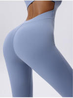 Conjunto de Yoga Deportivo con Cremallera de Cuello Alto Sin Mangas Talla Delgada Cinturón Elástico - details 7