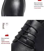 Zapatos de hombre de cuero puntiagudos británicos informales formales de negocios de moda coreana - details 4