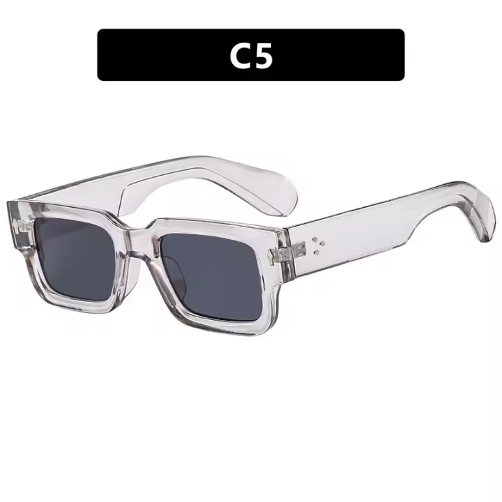 Gafas de sol de moda de verano con montura cuadrada, regalos para él y para ella, gafas de sol de protección solar para exteriores de otoño para mujer, artículos básicos de viaje, gafas de verano para el regreso a la escuela, Coolfashionguy 70s - 1