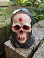Estatua de Calavera de Resina Estilo Gótico Adorno de Fiesta de Halloween para Decoración del Hogar - details 5