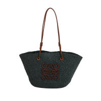 Bolso de Mano de Paja Tejido a Mano Bolso de Playa de Hombro para Vacaciones de Gran Capacidad - details 23