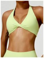 Mujeres Sexy belleza espalda gimnasio correr Push Up Yoga deportes sujetadores transpirable envuelto Yoga deportes sujetadores copa triangular ropa interior femenina - details 21