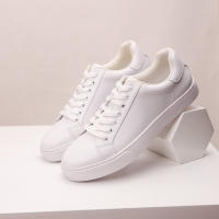 Zapatos blancos retro con punta negra para hombre, zapatillas versátiles - details 9