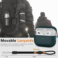 Funda de cuero TPU para AirPods Pro 2, cubierta protectora a prueba de golpes con cordones para Apple Airpods Pro 2, novedad - details 7