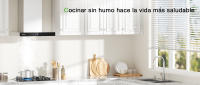 Campana Extractora Iseasy de 60cm Control de Potencia de 4 Niveles Táctil Filtros de Carbono - details 0