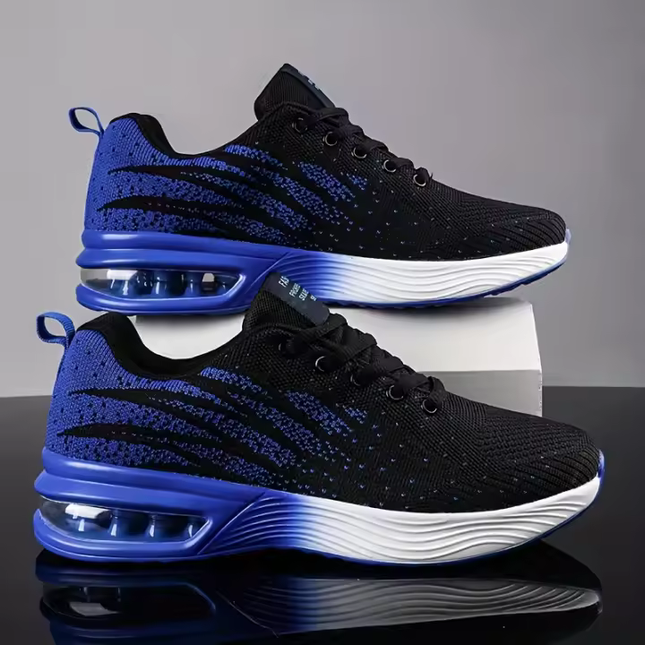Zapatillas deportivas con cremallera para hombre, resistentes al desgaste. - 1