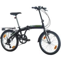 Bicicleta Plegable de 20 Pulgadas 6 Velocidades Adecuada para Hombres y Niños Guardabarros - details 1