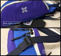 Bolso de pecho deportivo de gran capacidad para hombre, bandolera de nailon con contraste de Color, bolso de dumplings, impermeable, de estilo coreano, para exteriores - details 3