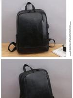 Mochila de negocios para hombre, accesorio sencillo de carga USB, ligera, para viaje, 1 paquete de 15,6 pulgadas - details 8