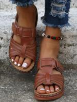 Sandalias de Cuña Premium Ortopédicas para Mujeres Zapatos de Plataforma Casuales de Cuero Antideslizante de Estilo Vintage Tallas 35-43 - details 6