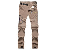 Pantalones convertibles de senderismo para hombre, pantalones de pesca ligeros, impermeables, de secado rápido, con cremallera - details 5