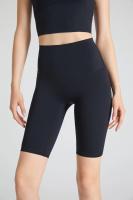 Pantalones cortos de yoga de cintura alta para mujer, secado rápido, levantamiento de cadera, fitness, correr, ciclismo, pantalones cortos cómodos transpirables de secado rápido - details 3
