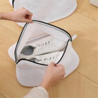 2 bolsas de lavado de zapatos, bolsa de lavandería premium para zapatos/zapatillas de deporte para lavadora con cremallera - details 3