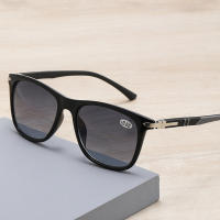 Gafas de sol de lectura bifocales con bisagras de resorte Retro redondas, cómodas, protección UV + 0,75 a + 4 - details 2