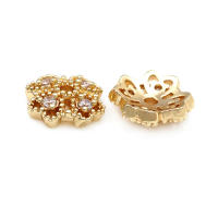 Accesorios de Joyería DIY de Alta Calidad Abalorios de Cuarzo de Brasa Dorada de 18K - details 15