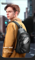 Pequeña mochila deportiva viaje de negocios bolsa de pecho de viaje Oxford tela impermeable hombro bolsa de mensajero - details 1
