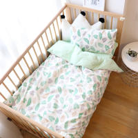 Juego de Ropa de Cuna para Bebé de Algodón Kit de Dormitorio de Niño y Niña con Funda de Edredón, Sábana, Funda de Almohada Decoración de Habitación de Niños - details 4