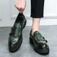 Producto más vendido 2024 Zapatos casuales de cuero genuino para hombres de lujo Estilo italiano de fiesta o oficina - details 11