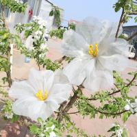 Grandes flores de gaza simuladas para exhibición en el suelo, accesorios de tiro, paisajismo de boda de alta calidad, flores falsas para exteriores - details 15