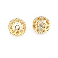 Cuentas de Espaciador de Barril de Brass Dorado de 18K Accesorios de Joyería DIY para Mujeres - details 39