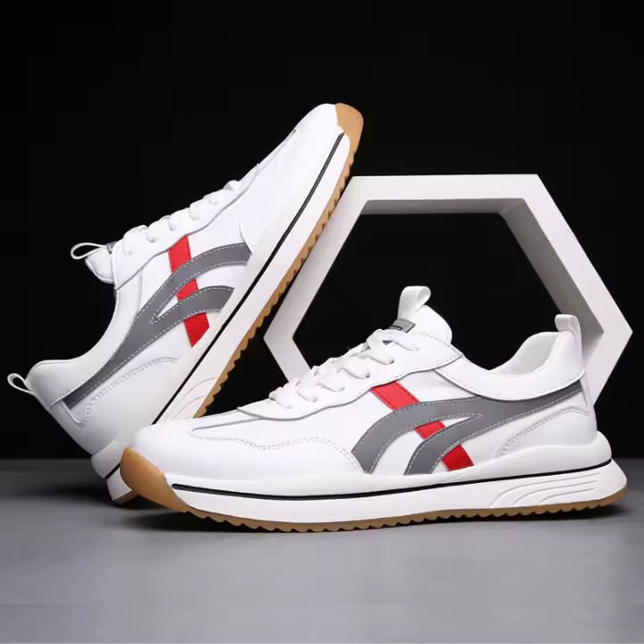 Zapatos blancos de Primavera y verano para hombres, deportes y ocio, pequeños, tablero - 1