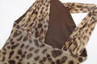 TRAFZA-Tops de verano para mujer, monos asimétricos sexys, cuello inclinado, sin mangas, ahuecados, pliegues, decoración - details 6