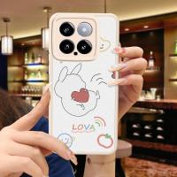 Funda de silicona a prueba de golpes para Xiaomi 14 5G, ligera, con tema floral - details 5