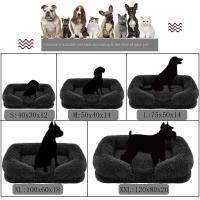 Camas rectangulares para perros y gatos, esterilla de felpa lavable y esponjosa, cojín para mascotas, casa para perrera grande - details 5