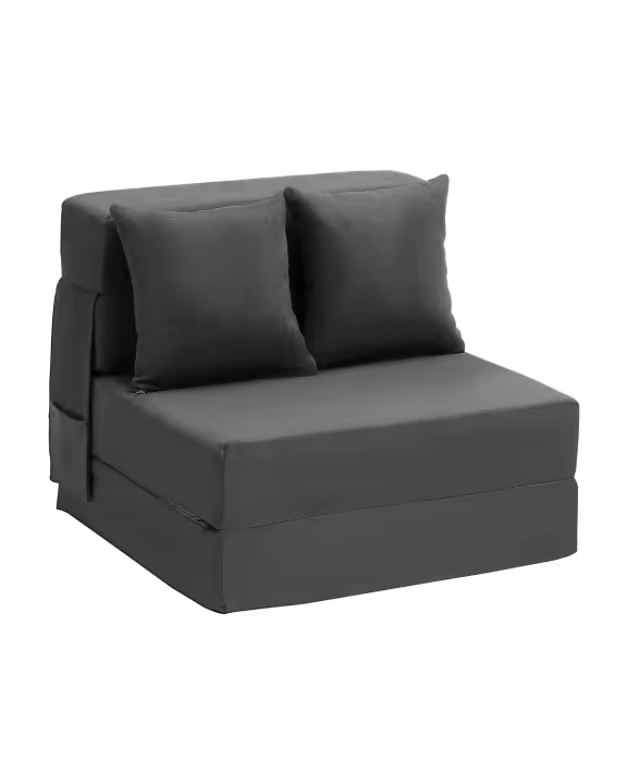 SucceBuy Sofá cama plegable 3 en 1, sofá cama plegable con 2 almohadas y funda lavable - 1