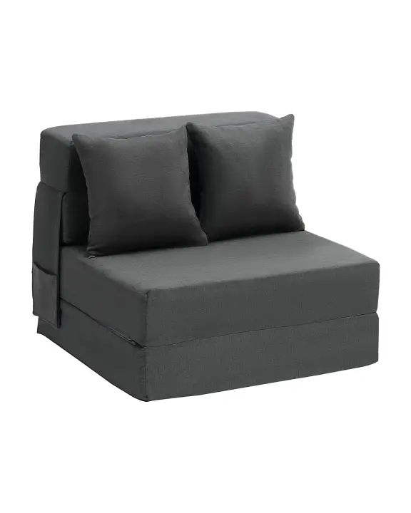 SucceBuy Sofá cama plegable 3 en 1, sofá cama plegable con 2 almohadas y funda lavable - 1