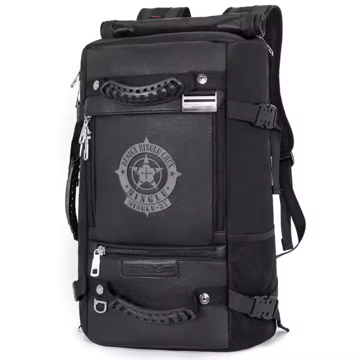 Nueva mochila de senderismo impermeable de PU para viajes al aire libre - 1