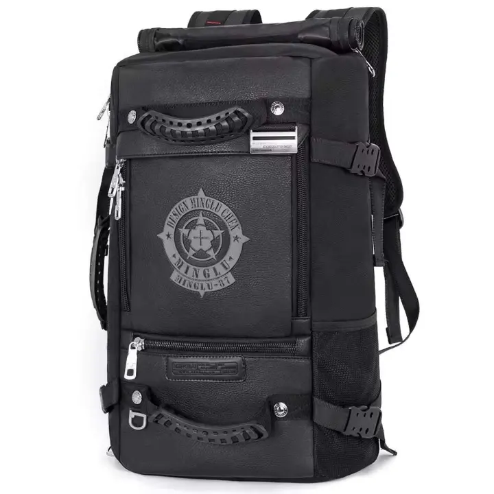 Nueva mochila de senderismo impermeable de PU para viajes al aire libre - 1