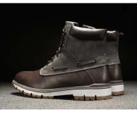 Producto de diseño Botas de estilo británico, cuero de PU de moda con zapatos de felpa, botas de nieve para hombre - details 19