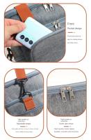 Bolsa De Almuerzo Portátil Doble Capa Gran Capacidad Para Camping Y BBQ Durable De Tela Oxford Adecuada Para Picnic Y Uso Al Aire Libre - details 3