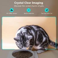 Alimentador automático inteligente para mascotas, cuenco con o sin cámara, Control remoto, grande, 5L, 1/2 tazones, dispensador de comida para gatos - details 10