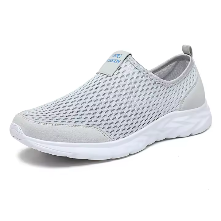 Zapatos Deportivos informales para hombre y mujer, calzado ligero de malla transpirable para caminar, trotar y Tenis - 1