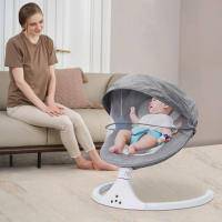 Mecedora eléctrica inteligente para bebé, cuna de columpio con música Bluetooth - details 2