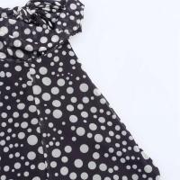 Vestido largo casual de verano 2025 para mujer con lunares, cuello halter, espalda descubierta y dobladillo suelto. - details 8
