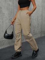 Pantalones femeninos de cintura alta, holgados, de moda coreana, de pierna recta para mujer, primavera/otoño 2025 - details 5