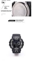 SHUNWAY Shengwei Reloj electrónico impermeable para deportes al aire libre con luz nocturna para hombre - details 7