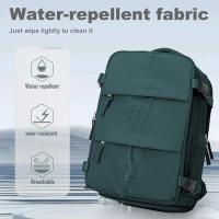 Bolsa de viaje de separación de ropa seca y húmeda de tela Oxford impermeable de gran capacidad para hombres y mujeres, mochila multifuncional de doble hombro. La mochila escolar y la mochila grande puede escribir el avión. - details 1